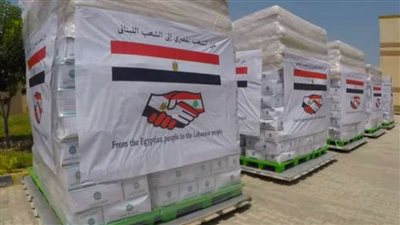 وصول طائرتي مساعدات إضافيتين من الجسر الجوي الإغاثي المصري إلى لبنان