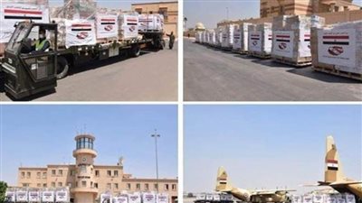 مصر تواصل تكثيف رحلات الجسر الجوي لإرسال المساعدات العاجلة إلى لبنان