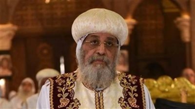 البابا تواضروس يعزي في نجل القمص أنجيلوس