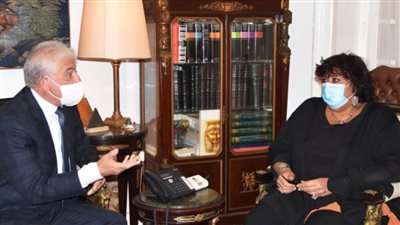 وزيرة الثقافة تبحث مع محافظ جنوب سيناء خطة تطوير قصر ثقافة الطور