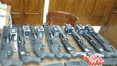 عاجل| ضبط صاحبة محل أسلحة صوت تدير ورشة للأسلحة النارية