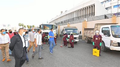 تدشين عمل أول شركة نظافة خاصة بالمنصورة