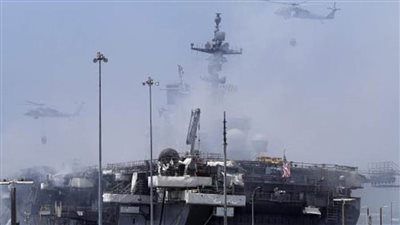 كشف لغز حريق أكبر حاملة طائرات أمريكية