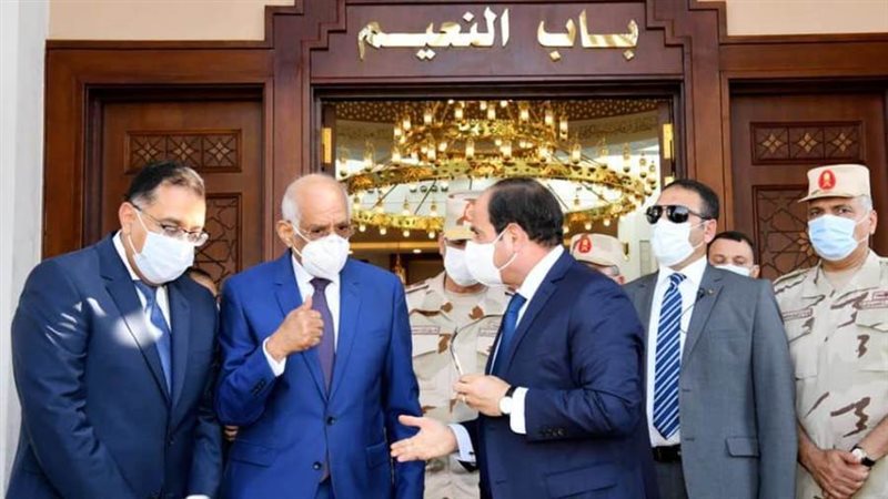 الرئيس يفتتح مسجد