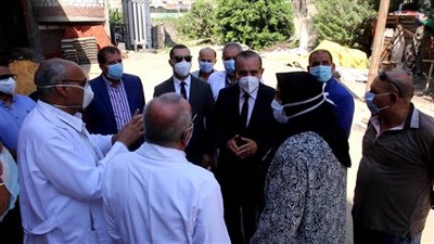 نور الدين يتفقد الأعمال الجارية بمستشفى كفر الشيخ العام