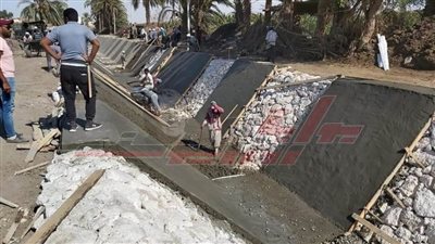 جهود مكثفة لري المنيا لإنهاء المرحلة الأولى من تبطين الترع.. (صور)