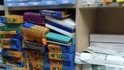 ضبط 6 مخازن غير مرخصة بداخلها أدوية ومستلزمات طبية بأسيوط