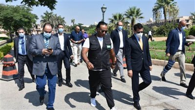 وزير الرياضة ومنتصر النبراوي يحضران بروفة قرعة كأس العالم لكرة اليد