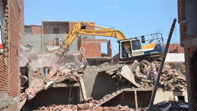 لليوم الثاني.. حملة مكبرة لإزالة التعديات على بحيرة المنزلة 