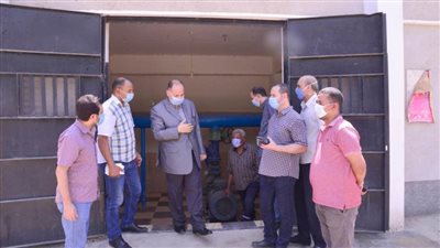 محافظ أسيوط يتفقد محطة معالجة الحديد والمنجنيز بمركز الفتح