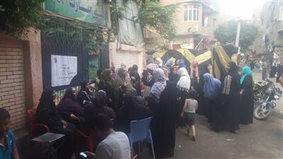  النساء يكتسحن المشاركة فى انتخابات الشيوخ بالجيزة ..و«ذوي الهمم» الحصان الأسود