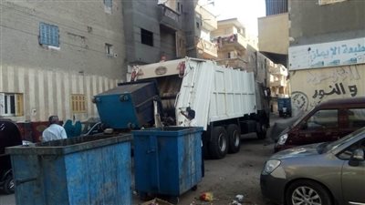 رفع ١١٤٠ طن قمامة وصيانة أعمدة الإنارة بالبحيرة