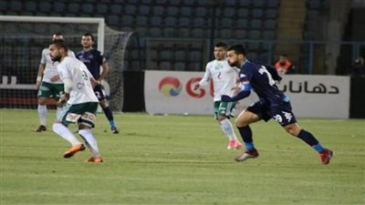 محمود وادي يتقدم للمصري البورسعيدي بهدف في شباك بيراميدز