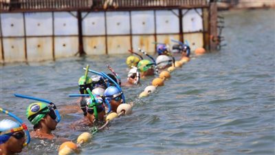 انطلاق المرحلة الثالثة من بطولة الجمهورية للسباحة بالزعانف في المياه المفتوحة 