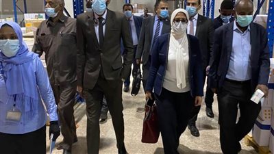 وزيرة الصحة تنقل رسالة تضامن من الرئيس السيسي إلى شعب السودان