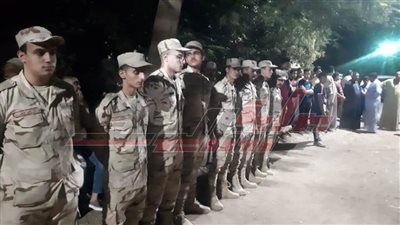 بجنازة عسكرية.. المنوفية تودع شهيدًا جديدًا