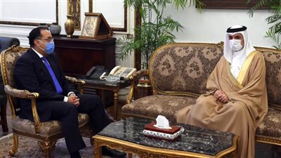 رئيس الوزراء يستقبل السفير البحريني بالقاهرة