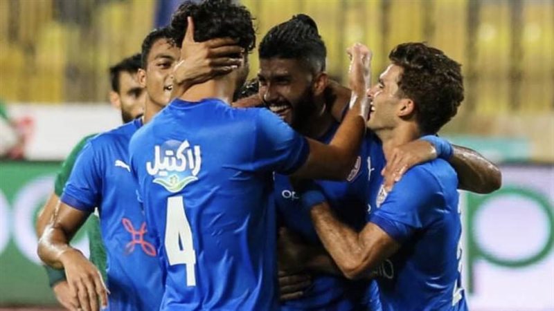 جانب من مباراة الزمالك