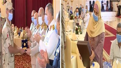 عاجل..وزير الدفاع يكرم سيدة القطار والمجند