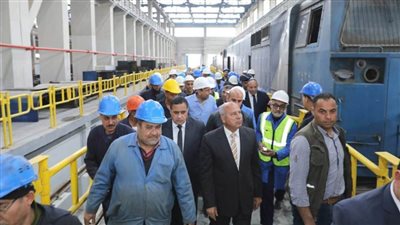 وزير النقل تطوير ورش السكة الحديد