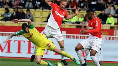 موناكو يفوز على نانت 2ـ1 في الدوري الفرنسي