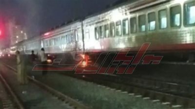 السيطرة على حريق محدود بقطار 