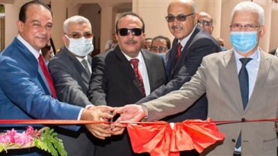 رئيس جامعة طنطا يفتتح المبنى التعليمي الجديد لكلية التربية النوعية