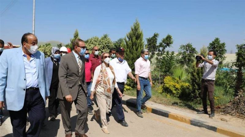 محافظ كفرالشيخ ووزيرة