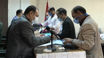 إجراءات وقائية في أول أيام تلقي طلبات المرشحين لمجلس النواب بأسيوط 