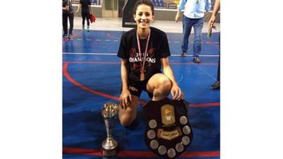 هالة الشعراوي تودع لاعبات 