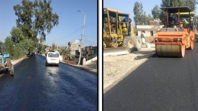 مشروعات رصف الطرق