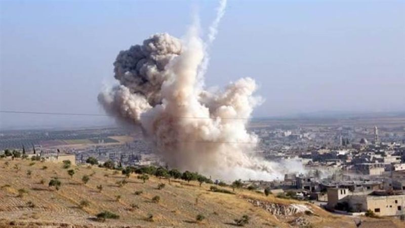 غارة جوية روسية