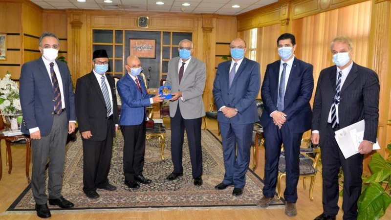 استقبال وفد السفارة