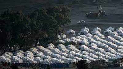 اليونان تكشف عدد اللاجئين في مخيم 