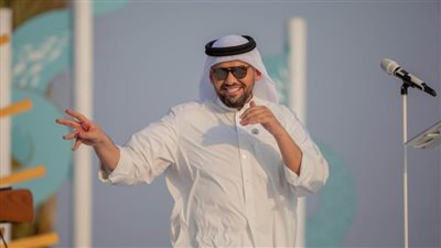 صور.. حسين الجسمي يغني بالبنط العريض 3 مرات في اليوم الوطني السعودي 