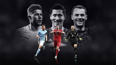 يويفا يعلن أسماء المرشحين لجائزة أفضل لاعب في أوروبا