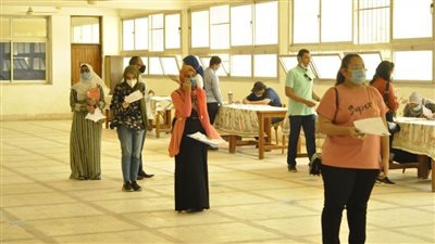 بدء الكشف الطبي للطلاب المستجدين بجامعة المنيا
