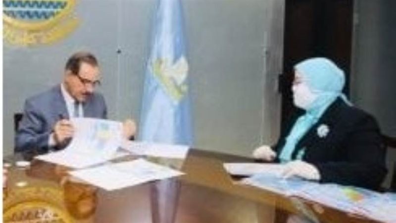 محافظ كفرالشيخ ووكيلة