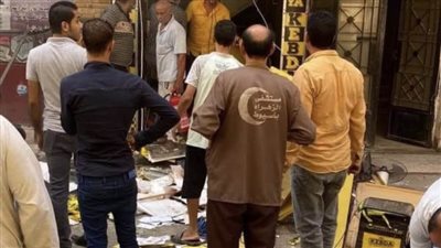 انفجار أسطوانة بوتاجاز بمطعم كبدة بأسيوط