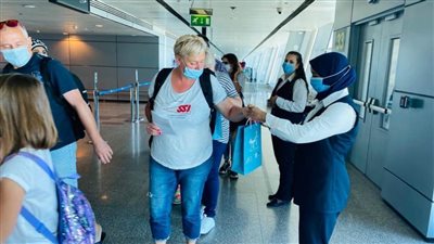 َوصول رحلة إنتر إير البولندية إلى مطار الغردقة