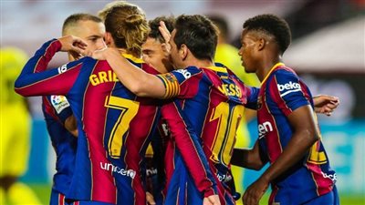 برشلونة يفوز على فياريال برباعية نظيفة في الدوري الإسبانى