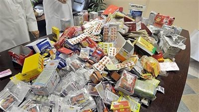 ضبط كميات كبيرة من الأدوية المهربة ومنتهية الصلاحية في القاهرة والجيزة