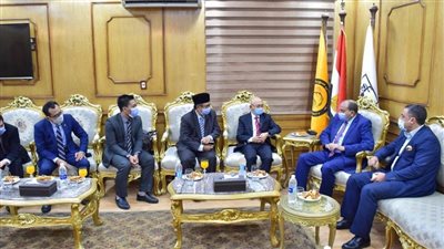 تعاون بين جامعة بني سويف وجامعات إندونيسيا