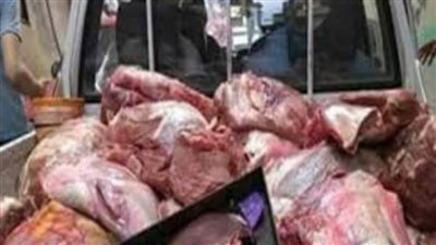 التحفظ علي 2 طن لحوم فاسدة داخل مصنع بالإسكندرية