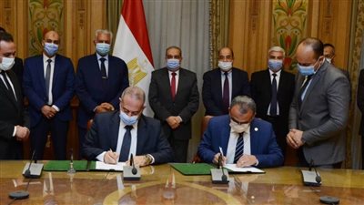 بروتوكول تعاون بين الإنتاج الحربي والأكاديمية العربية للعلوم الإدارية والمالية والمصرفية