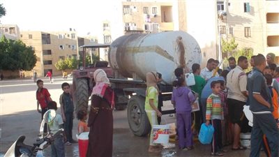 قطع المياه عن المنيا الجديدة