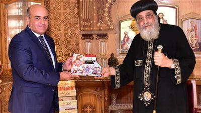 البابا تواضروس يستقبل سفير مصر فى هولندا 