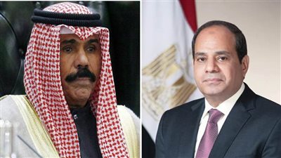 الرئيس السيسي يهنئ الأمير نواف الأحمد الجابر الصباح
