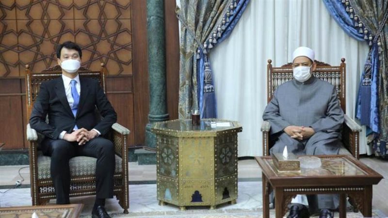 لقاء شيخ الأزهر وسفير