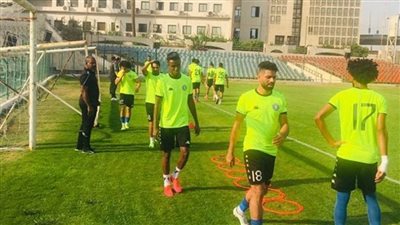 فريق أسوان يؤدى تدريباته استعداداً لوادي دجلة